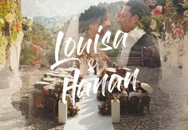 Louisa & Hanan, pareja protagonista de una película de boda de Las Bodas de Pantamaría